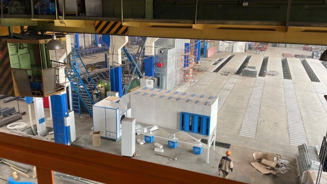 Зона открытой окраски SPK-OPSS-18.21.7 и дробеструйная камера SPK-SBB-15.5, г. Омск Зона открытой окраски SPK-OPSS-18.21.7 и дробеструйная камера SPK-SBB-15.5, г. Омск