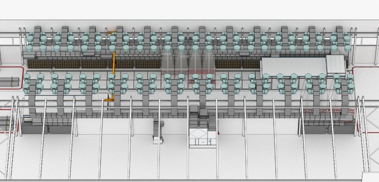 Окрасочный комплекс. Зона открытой окраски SPK-72.6.10, мобильная сушильная камера SPK-20.6.4 Окрасочный комплекс. Зона открытой окраски SPK GROUP