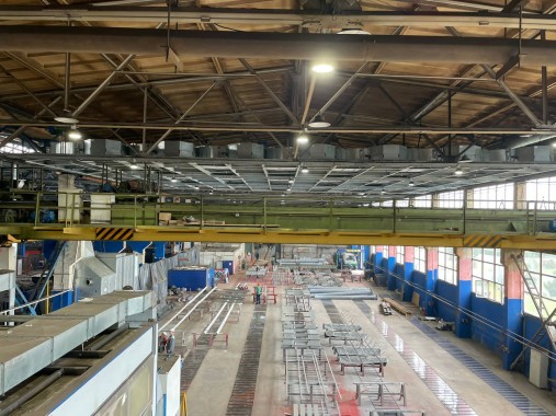 Зона открытой окраски SPK-OPSS-18.21.7 и дробеструйная камера SPK-SBB-15.5, г. Омск Зона открытой окраски SPK-OPSS-18.21.7 и дробеструйная камера SPK-SBB-15.5, г. Омск