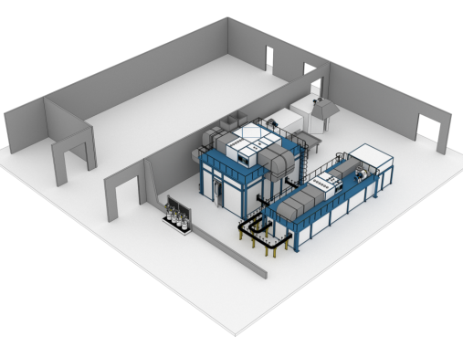 Автоматическая линия SPK для окраски деталей Автоматическая линия SPK GROUP для окраски деталей
