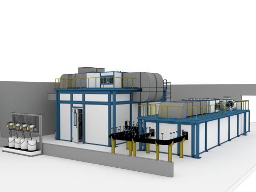 Автоматическая линия SPK для окраски деталей Автоматическая линия SPK GROUP для окраски деталей