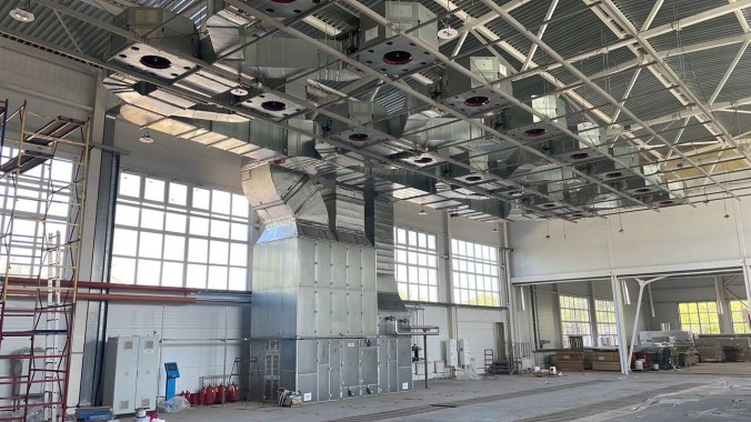 Комплекс оборудования: зона открытой окраски SPK-Z 24.6, дробеструйная камера SPK-16.7.6 Комплекс оборудования: зона открытой окраски SPK-Z 24.6, дробеструйная камера SPK-16.7.6