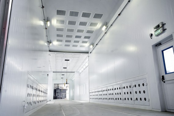 Линия подготовки и окраски кузовов и рам самосвалов, г. Калининград Линия подготовки и окраски кузовов и рам самосвалов SPK GROUP