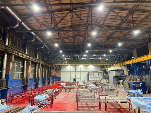 Зона открытой окраски SPK-OPSS-18.21.7 и дробеструйная камера SPK-SBB-15.5, г. Омск Зона открытой окраски SPK-OPSS-18.21.7 и дробеструйная камера SPK-SBB-15.5, г. Омск