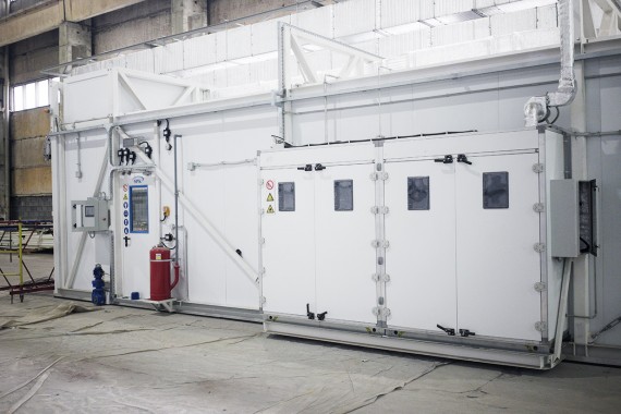 Мобильная окрасочно-сушильная камера SPK-SCB(M) - 14.5.3, г. Н. Новгород Мобильная окрасочно-сушильная камера SPK GROUP