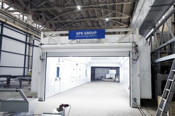 Мобильная окрасочно-сушильная камера SPK-SCB(M) - 14.5.3, г. Н. Новгород Мобильная окрасочно-сушильная камера SPK GROUP