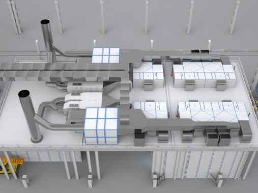 Линия роботизированной подготовки и окраски деталей самосвальной техники SPK GROUP