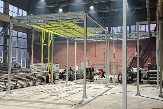 Линия порошковой окраски SPK, г. Одинцово