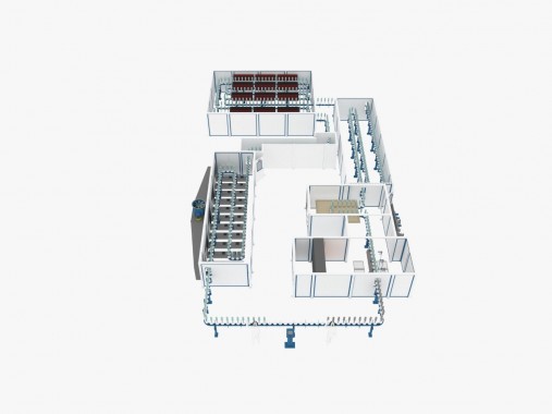 Окрасочная линия SPK GROUP для бутылок