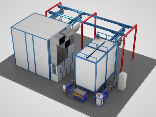 Комплекс подготовки и окраски поверхности SPK – Т 8.12.5 Комплекс подготовки и окраски поверхности SPK GROUP