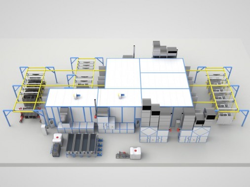 Комплекс подготовки, покраски и сушки для сварных металлоконструкций SPK-37.20.4 Комплекс подготовки, покраски и сушки для сварных металлоконструкций SPK GROUP