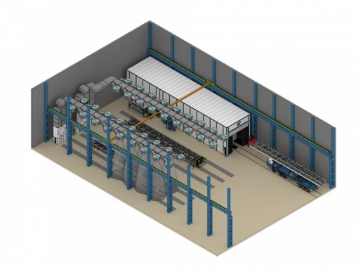 Зона открытой окраски SPK OPSS-13.4 для бурового оборудования Зона открытой окраски SPK GROUP OPSS-13.4 для бурового оборудования