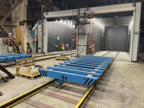 Двухсекционная дробеструйная камера SPK-SBB-15.11.6, г. Новоуральск Двухсекционная дробеструйная камера SPK-SBB-15.11.6, г. Новоуральск