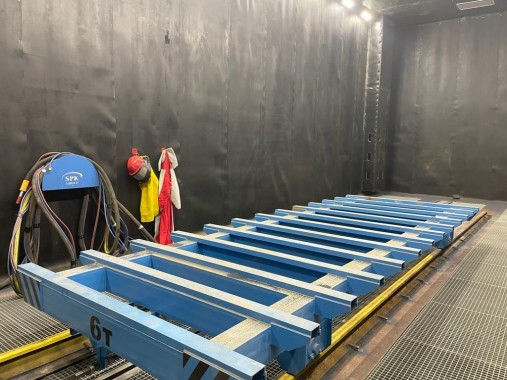 Двухсекционная дробеструйная камера SPK-SBB-15.11.6, г. Новоуральск Двухсекционная дробеструйная камера SPK-SBB-15.11.6, г. Новоуральск