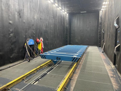 Двухсекционная дробеструйная камера SPK-SBB-15.11.6, г. Новоуральск Двухсекционная дробеструйная камера SPK-SBB-15.11.6, г. Новоуральск