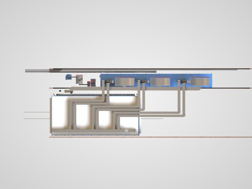 Дробеструйная камера для изделий атомной промышленности SPK-20.10.10 Дробеструйная камера для изделий атомной промышленности SPK-20.10.10 SPK GROUP