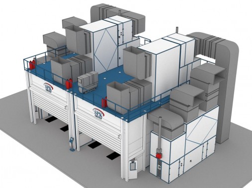 Окрасочно-сушильные камеры SPK для тракторов в сборе Окрасочно-сушильная камера SPK GROUP для тракторов