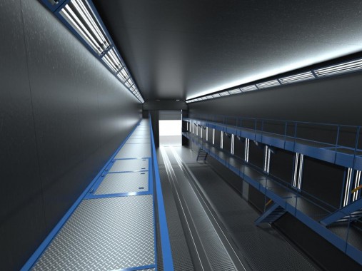 Дробеструйная камера для вагонов SPK P - 32.7.8 Дробеструйная камера для вагонов SPK GROUP