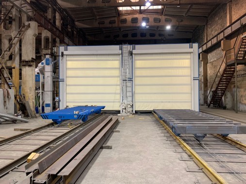 Двухсекционная дробеструйная камера SPK-SBB-15.11.6, г. Новоуральск Двухсекционная дробеструйная камера SPK-SBB-15.11.6, г. Новоуральск