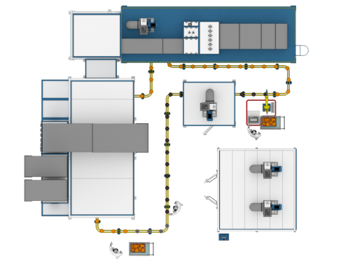 Роботизированная линия окраски и пропитки муфт SPK Роботизированная линия окраски и пропитки муфт SPK GROUP