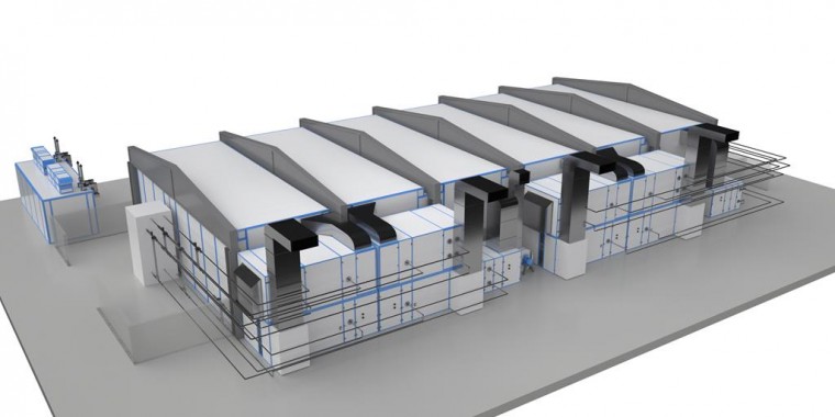 Комплекс SPK для подготовки и окраски каркасов спецтехники Комплекс SPK GROUP для подготовки и окраски каркасов спецтехники