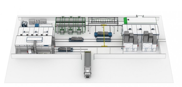 Линия SРК грунтования каркаса и окрашивания корпусов пассажирской техники Линия грунтования каркаса и окрашивания корпусов пассажирской техники SPK GROUP