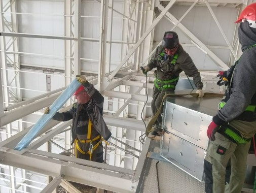 Окрасочная камера для авиации SPK-86.87, г. Минск (Беларусь) Окрасочная камера для авиации SPK-86.87, г. Минск (Беларусь)