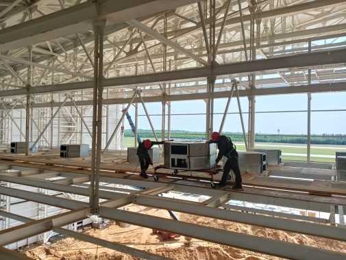 Окрасочная камера для авиации SPK-86.87, г. Минск (Беларусь) Окрасочная камера для авиации SPK-86.87, г. Минск (Беларусь)