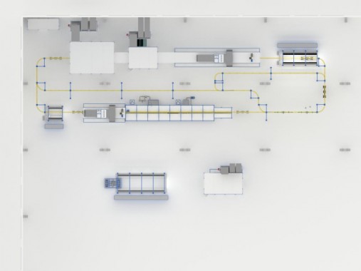 Роботизированная линия подготовки и окраски мостов и АКПП Роботизированная линия подготовки и окраски мостов и АКПП от SPK GROUP