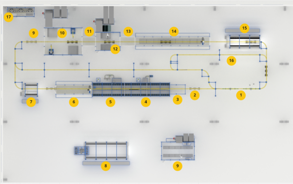 Роботизированная линия подготовки и окраски мостов и АКПП Роботизированная линия подготовки и окраски мостов и АКПП от SPK GROUP