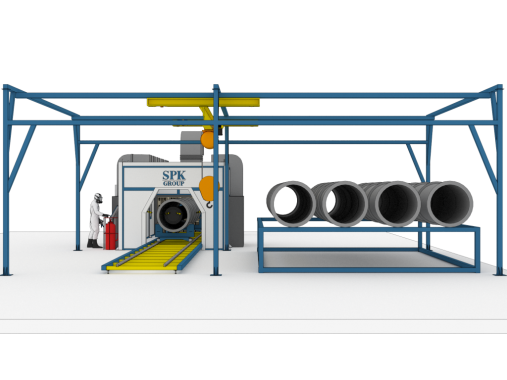 Автоматическая окрасочная камера SPK-SB-9.3.2 Автоматическая окрасочная камера SPK-SB-9.3.2