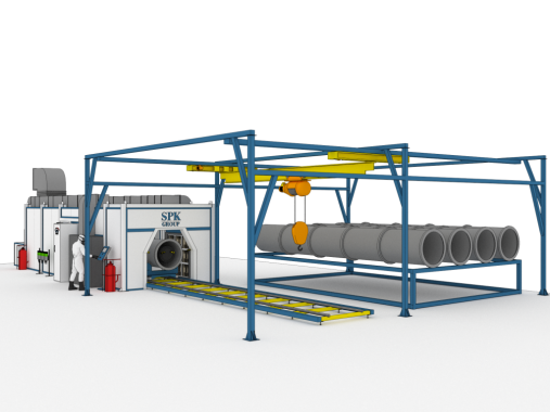 Автоматическая окрасочная камера SPK-SB-9.3.2 Автоматическая окрасочная камера SPK-SB-9.3.2