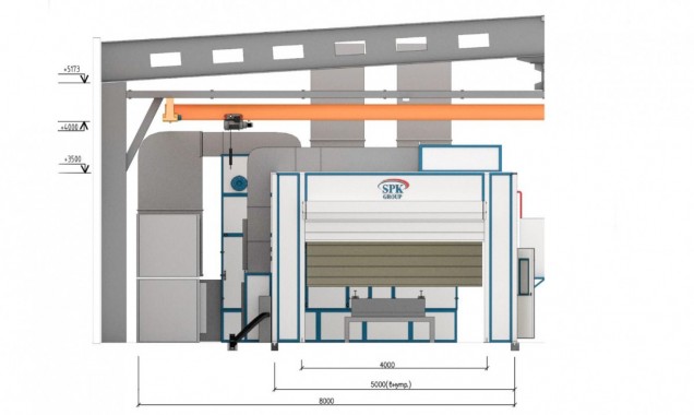 Передвижная камера окраски и сушки SPK-10.5.3 Передвижная камера окраски и сушки SPK GROUP