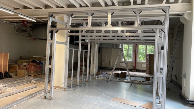 Окрасочно-сушильная камера телескопического типа SPK-SCB(Fx)-7.4.4 для художественно-производственных мастерских, г. Москва Окрасочно-сушильная камера телескопического типа SPK-SCB(Fx)-7.4.4 для художественно-производственных мастерских, г. Москва