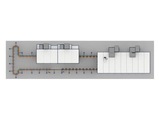 Окрасочно-сушильный комплекс для военной техники Проект комплекса окраски и сушки для военной техники SPK GROUP