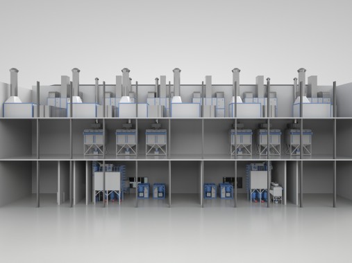 Комплекс подготовки и покраски для судостроения в уличном исполнении Комплекс подготовки и покраски для судостроения в уличном исполнении SPK GROUP