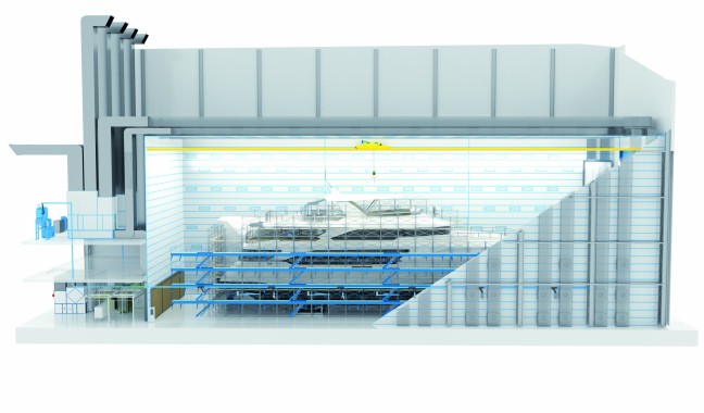 Комплекс подготовки и окраски поверхности яхт Комплекс подготовки и окраски поверхности яхт SPK GROUP