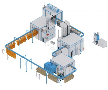 Комплекс подготовки поверхности металлоконструкций SPK GROUP Комплекс подготовки поверхности металлоконструкций SPK GROUP