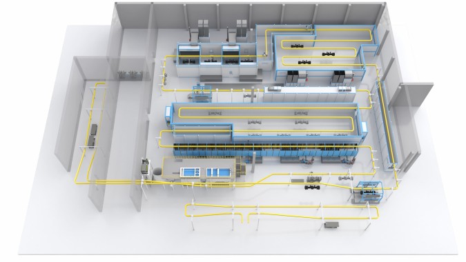 Роботизированная линия подготовки и окраски автокомпонентов SPK GROUP Роботизированная линия подготовки и окраски автокомпонентов SPK GROUP