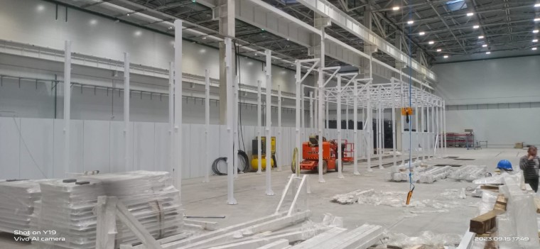 Линия подготовки и покраски рам полуприцепов SPK, г. Елабуга Линия подготовки и покраски рам полуприцепов SPK, г. Елабуга