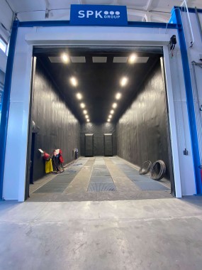 Окрасочно-сушильный комплекс SPK для спецтехники в г. Курган Окрасочно-сушильный комплекс SPK для спецтехники в г. Курган