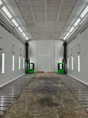 Окрасочно-сушильный комплекс SPK для спецтехники в г. Курган Окрасочно-сушильный комплекс SPK для спецтехники в г. Курган