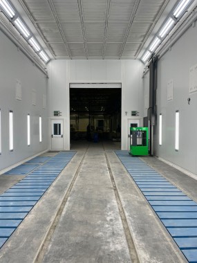 Комплекс камер окрашивания и сушки для автофургонов, полуприцепов, коммунальной и спецтехники в г. Рязань Комплекс камер окрашивания и сушки для автофургонов, полуприцепов, коммунальной и спецтехники в г. Рязань