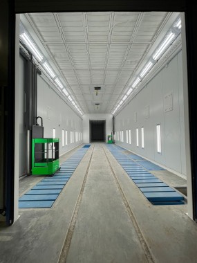 Комплекс камер окрашивания и сушки для автофургонов, полуприцепов, коммунальной и спецтехники в г. Рязань Комплекс камер окрашивания и сушки для автофургонов, полуприцепов, коммунальной и спецтехники в г. Рязань