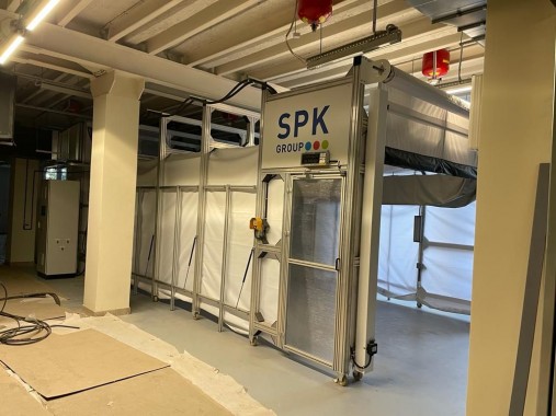 Окрасочно-сушильная камера телескопического типа SPK-SCB(Fx)-7.4.4 для художественно-производственных мастерских, г. Москва Окрасочно-сушильная камера телескопического типа SPK-SCB(Fx)-7.4.4 для художественно-производственных мастерских, г. Москва