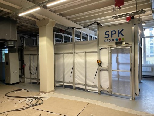 Окрасочно-сушильная камера телескопического типа SPK-SCB(Fx)-7.4.4 для художественно-производственных мастерских, г. Москва Окрасочно-сушильная камера телескопического типа SPK-SCB(Fx)-7.4.4 для художественно-производственных мастерских, г. Москва