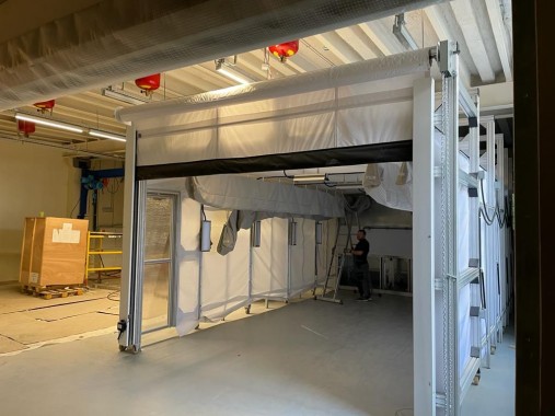 Окрасочно-сушильная камера телескопического типа SPK-SCB(Fx)-7.4.4 для художественно-производственных мастерских, г. Москва Окрасочно-сушильная камера телескопического типа SPK-SCB(Fx)-7.4.4 для художественно-производственных мастерских, г. Москва