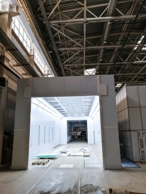 Линия подготовки и покраски рам полуприцепов SPK, г. Елабуга Линия подготовки и покраски рам полуприцепов SPK, г. Елабуга