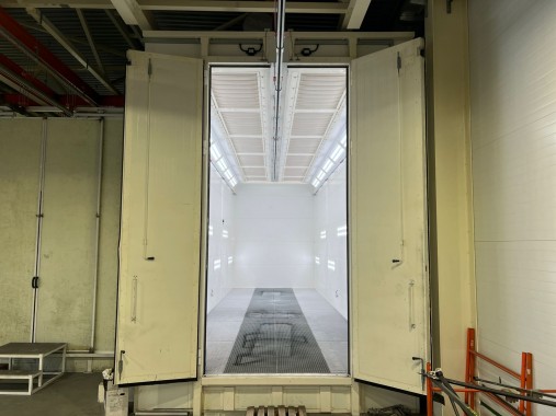 Покрасочный комплекс. Дробеструйные и окрасочно-сушильные камеры SPK, г. Н. Новгород Покрасочный комплекс. Дробеструйные и окрасочно-сушильные камеры SPK GROUP