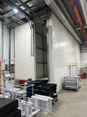 Покрасочный комплекс. Дробеструйные и окрасочно-сушильные камеры SPK, г. Н. Новгород Покрасочный комплекс. Дробеструйные и окрасочно-сушильные камеры SPK GROUP